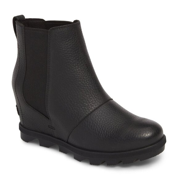 Sorel Joan of Arctic II Waterproof Wedge Booties Black Boots in size US 9 M - Picture 1 of 9